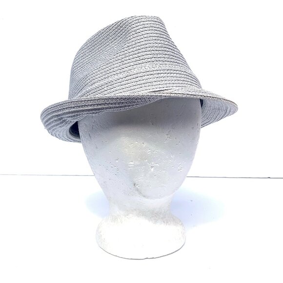 Bailey of Hollywood “Billy” Braided Trilby Fedora, Light Grey Large - Picture 3 of 9